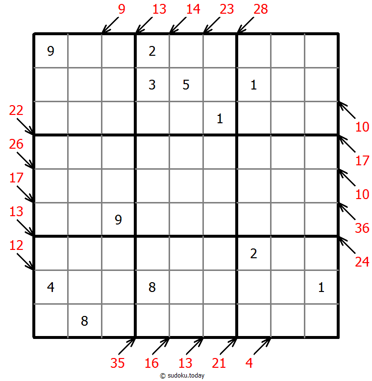 Little killer sudoku