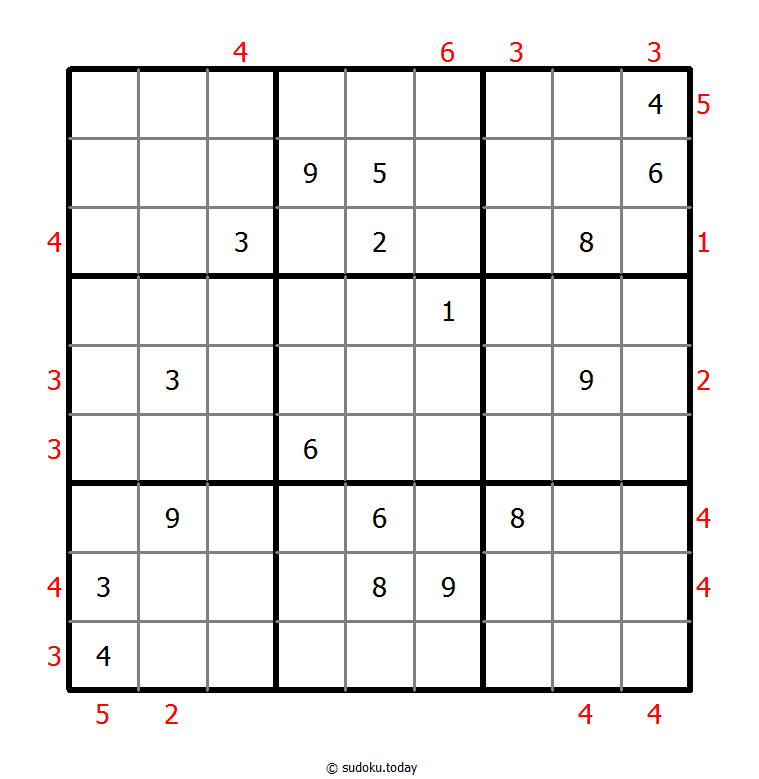 Skyscrapers Sudoku
