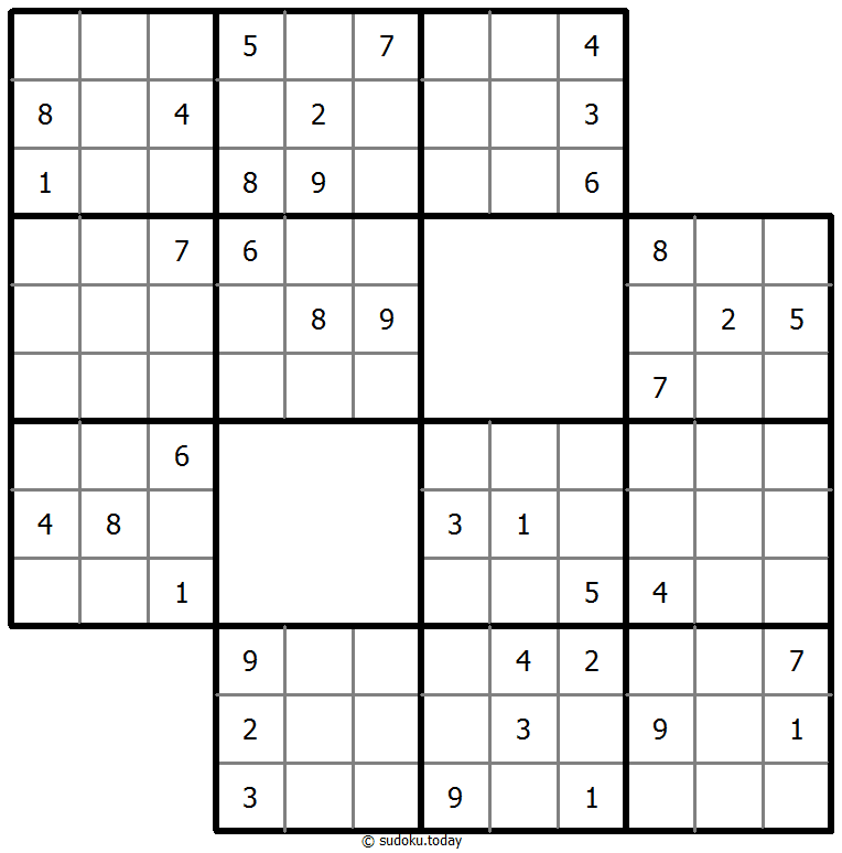 Staircase Sudoku